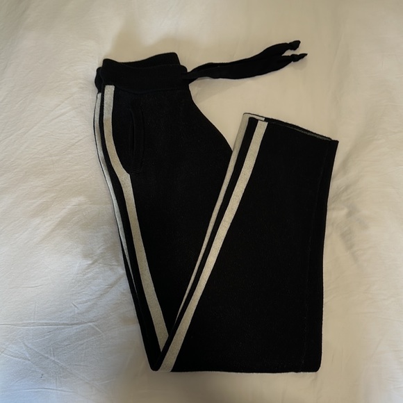 ATM Cashmere Blend Jacquard Stripe Sweater Pant - Picture 10 of 10